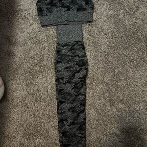 Leggings and sport bra set